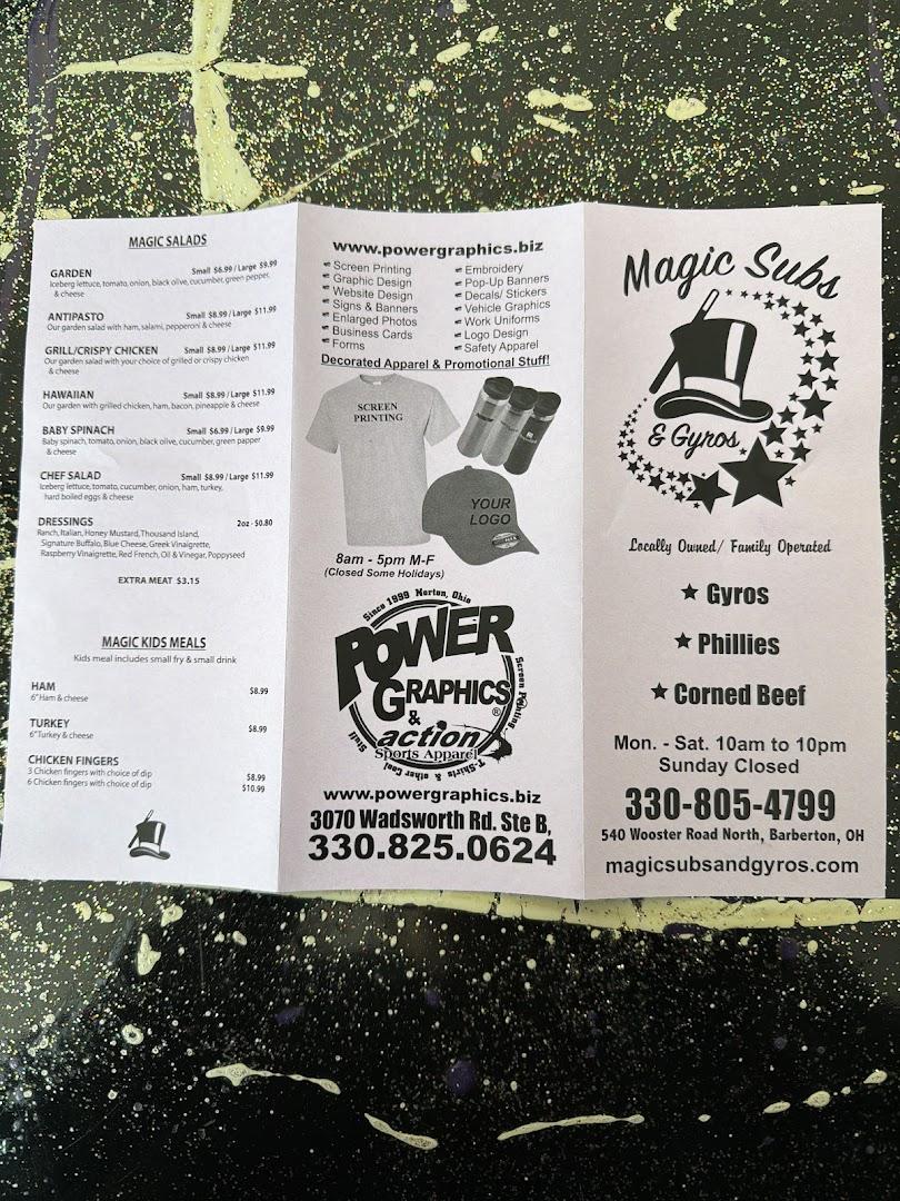 Magic subs and gyros